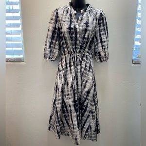 Who What Wear Flowy Tye-Dye Dress Size S
